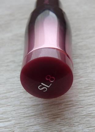 Мерцающая стойкая помада shiseido shimmering lipstick sl 8 тестер2 фото