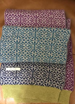Теплый шерстяной шарф брендовый новый