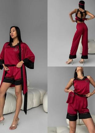 Піжамний комплект 5в1  вікторія сікрет victoria’s bucket