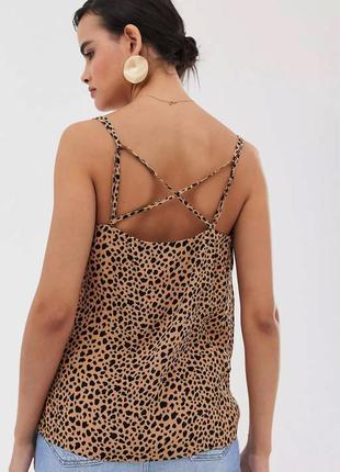 Стильный леопардовый топ warehouse, s/m