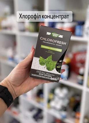 🌿 хлорофилл концентрат  💊83 дози (25 капель на день)