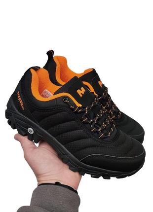 Женские кроссовки merrell vibram termo черные (термо)🔥