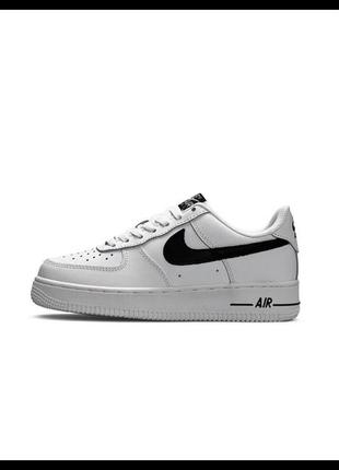 Nike air force 1 low classic white black premium1 фото