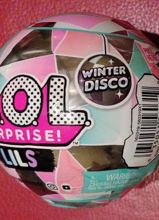 L. o. l. surprise lils winter disco series лол шар лілс зимове диско  оригинал 100%2 фото