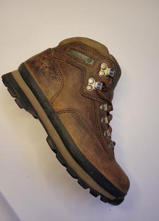 Оригінал!! жіночі черевики timberland classic leather euro hiker boots8 фото