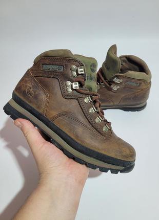 Оригінал!! жіночі черевики timberland classic leather euro hiker boots