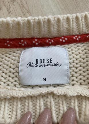 Новорічний светр жіночий house розмір м4 фото