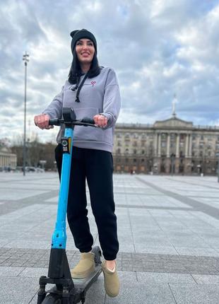 Теплий жіночий костюм з принтом harmony (турція)