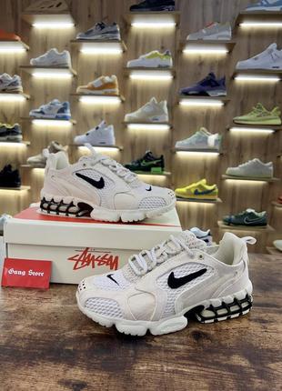 Кросівки nike air zoom spiridon x stussy beige 43,44,45