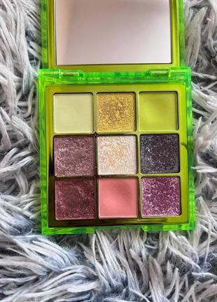 Палетка тіней huda beauty neon obsessions neon green б/в2 фото