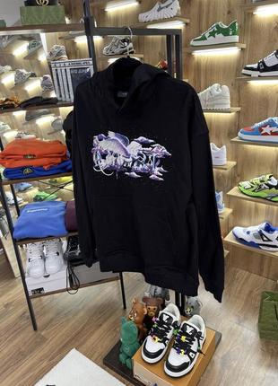 Худи amiri pegasus black 2