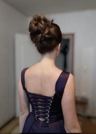 Випускна сукня, фіолетового кольору1 фото