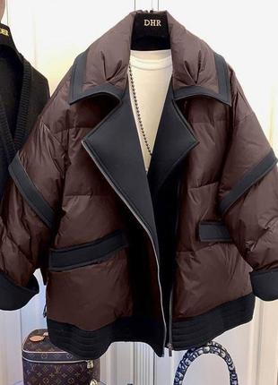 Жіноча зимова стьобана балонова куртка,женская зимняя стёганая балоновая тёплая куртка,тепла куртка,пуховик,пуффер3 фото