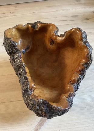 Ваза из коры дерева 25/18/20 винтаж