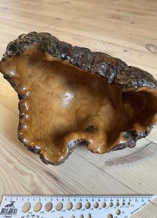 Ваза из коры дерева 25/18/20 винтаж