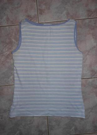 Ann taylor,сша, майка в смужку, футболка бавовна s/xs