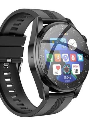 Смарт часы smart watch hoco y9 поддержка звонков черный