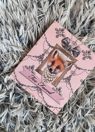 Палетка тіней too faced the fox eye shadow palette limited edition б/в