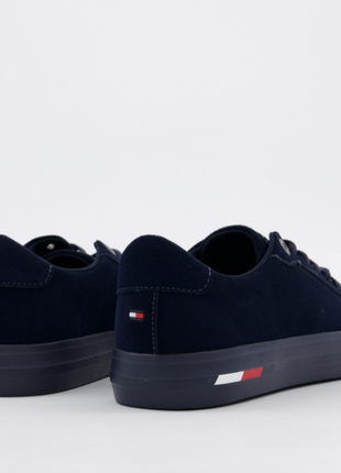 Оригинальная обувь от tommy hilfiger blue suede trainers размер 41