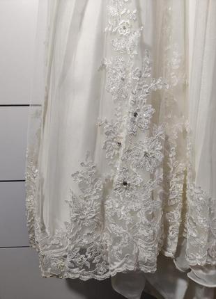 Свадебное платье, цвет айвори5 фото