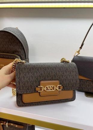 Сумка брендова michael kors heather extra-small crossbody bag оригінал на подарунок