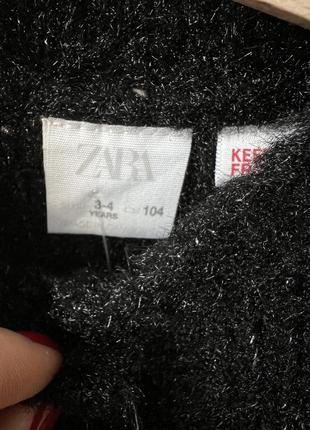 Свитер плюшевый с серебристой нитью 3-4 года, 104 см.3 фото
