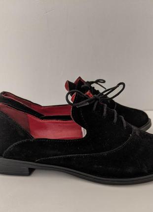 Женские классические туфли замшевые 36 размер4 фото