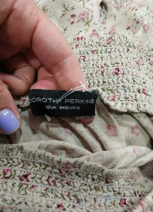Шикарная ярусная юбка в мелкий цветочный принт dorothy perkins8 фото