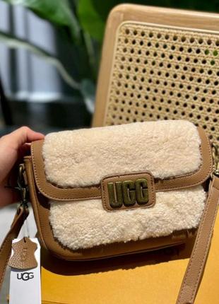 Супер мега крутая сумка ugg из натуральной кожи2 фото