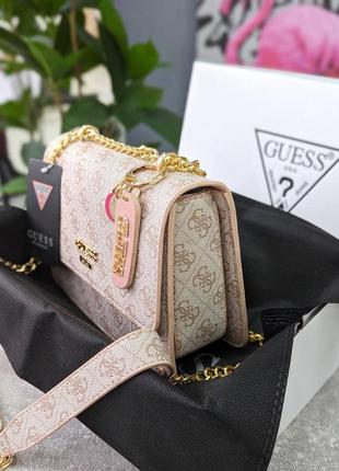 Сумка клатч стразами guess