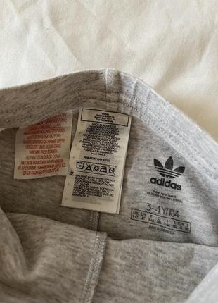 Adidas штаны серые шорты для девочки адидас 3 4 года3 фото