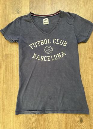 Синя футболка nike s futbol club barcelona