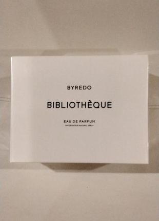 Byredo bibliotheque парфюмированная вода унисекс 100 мл