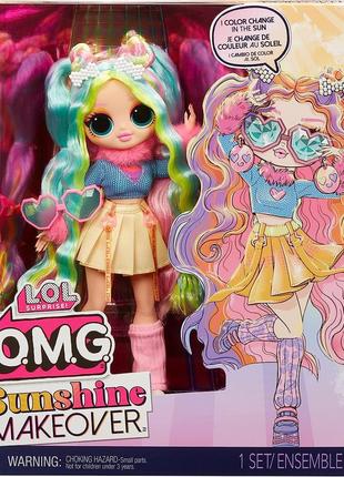 Лялька lol surprise omg sunshine color change bubblegum dj