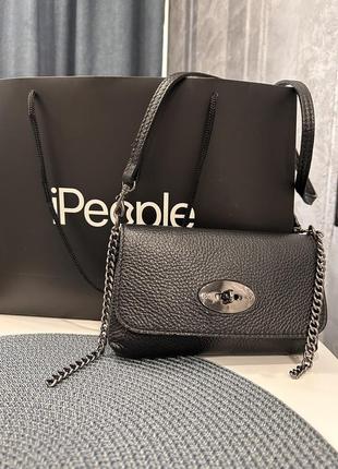 Кожаная 100% кроссбоди бренда -genuine leather.