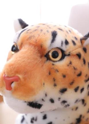 Игрушка мягкая реалистичная леопардовая пантера3 фото