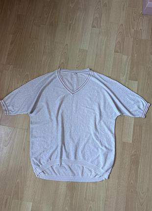 Пуловер люрексом