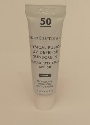 Skinceuticals physical fusion uv defense spf 50 сонцезахисний крем, 4 мл