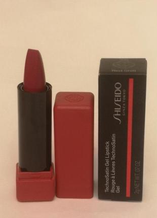 Shiseido technosatin gel lipstick гелева помада із сатиновим фінішем, 2 гр.4 фото