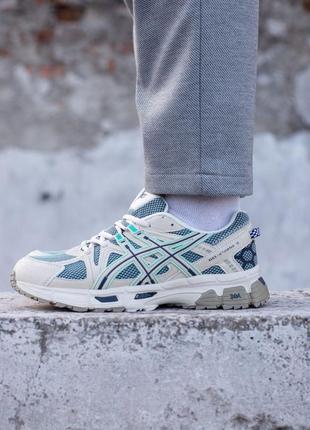 Всесезон мужские кроссовки asics gel-kahana 8 light green кожа