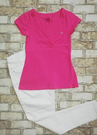 Футболка edc малинового цвета xs