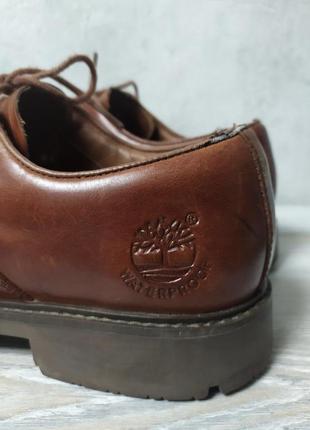 Кожаные туфли timeberland waterproof6 фото