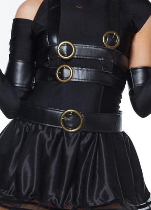 Костюм эдвард руки-ножницы платье перчатки черный готический карнавальный маскарадный костюм готический женский джоне депп5 фото