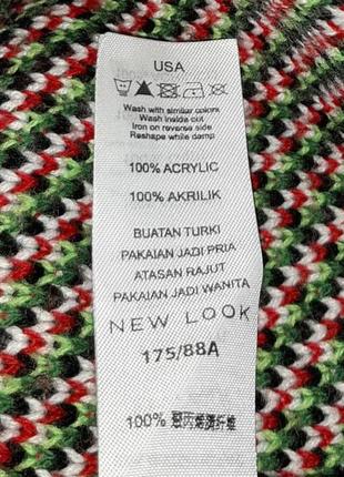 🌿1+1=3 фирменный мужской новогодний свитер new look, размер 44 - 468 фото