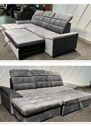 Новий розкладний диван з нішею тканина amaxx2 фото