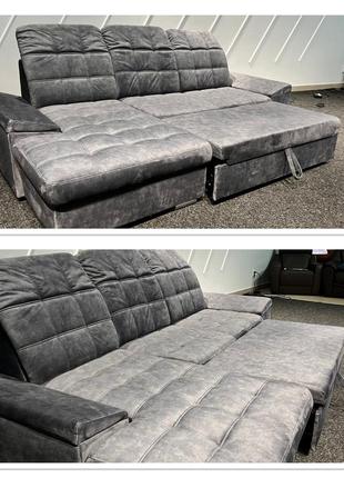 Новий розкладний диван з нішею тканина amaxx3 фото
