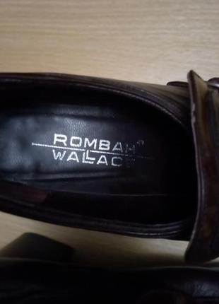 Брендовые кожаные туфли  romban wallace4 фото