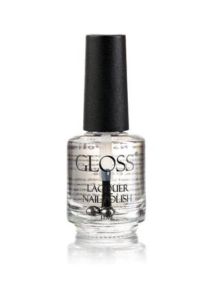 Лак для нігтів lacquer nail polish gloss clear, 11 мл