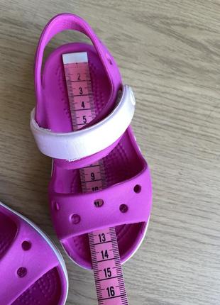 Босоніжки crocs в ідеальному стані, 14 см6 фото