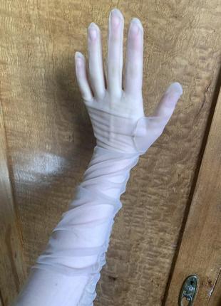Элегантные перчатки сеточки италия1 фото